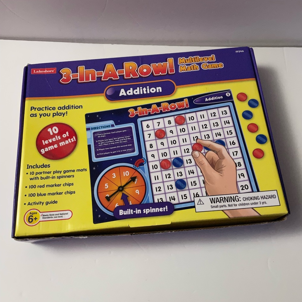 Lakeshore 3-in-a-row Multilevel Addition Game